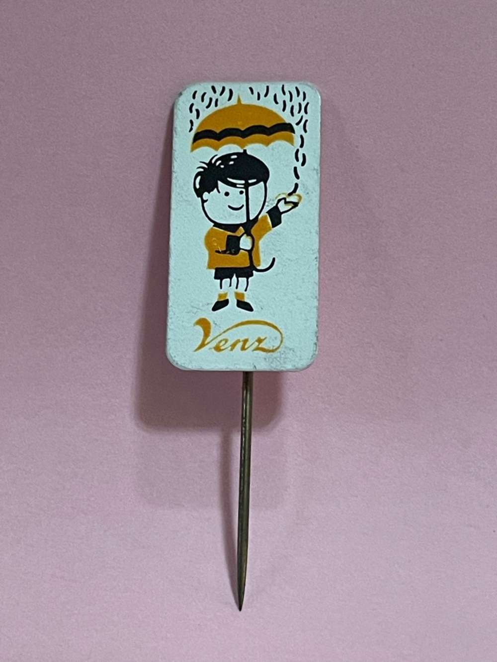 Vintage Metal Advertising Pin #9966